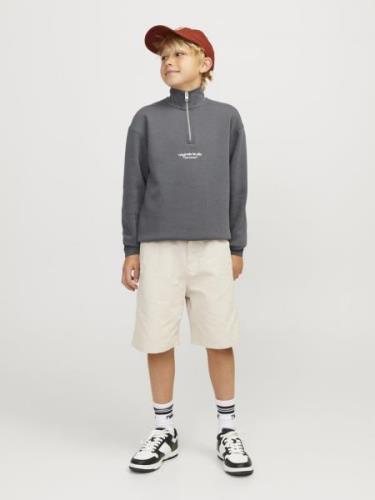 Jack & Jones Junior Collegepaita 'JORVESTERBRO'  harmaa / valkoinen