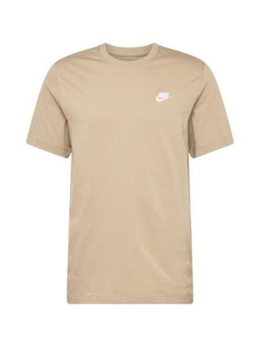 Nike Sportswear Paita 'CLUB'  khaki / valkoinen