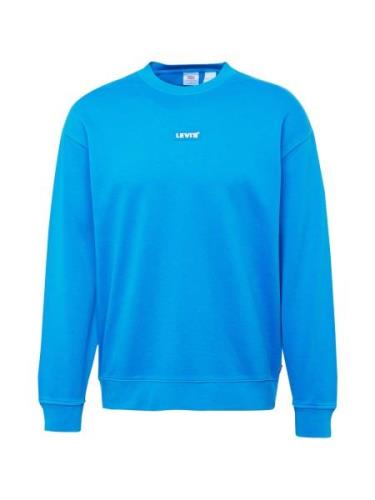 LEVI'S ® Collegepaita 'Relaxed Baby Tab Crew'  neonsininen / valkoinen