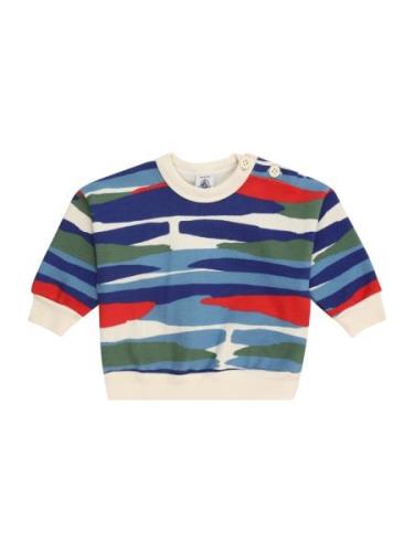 PETIT BATEAU Collegepaita  opaali / tummanvihreä / punainen / offwhite