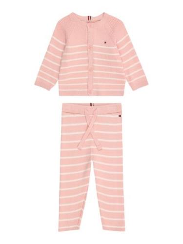 TOMMY HILFIGER Setti  vaalea pinkki / valkoinen