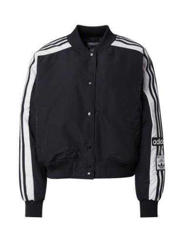 ADIDAS ORIGINALS Välikausitakki 'ABRK'  musta / valkoinen