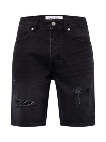 Only & Sons Farkut 'ONSEDGE'  musta denim