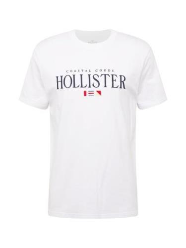 HOLLISTER Paita 'COASTAL'  marine / punainen / valkoinen