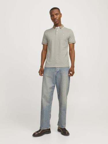 JACK & JONES Paita 'JJEPaulos'  tummabeige / vaaleanharmaa / musta / v...