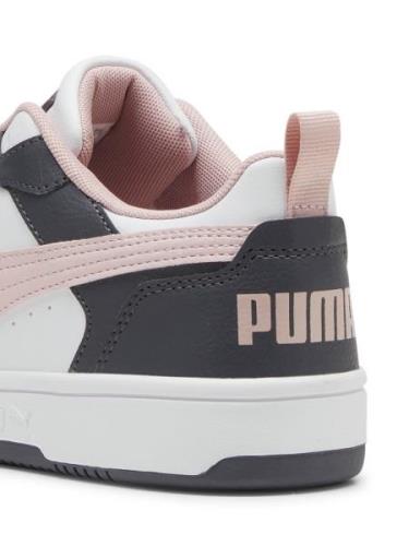 PUMA Matalavartiset tennarit 'Rebound V6'  tummanharmaa / roosa / valk...