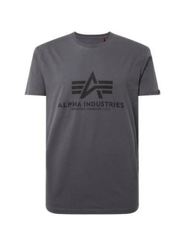 ALPHA INDUSTRIES Paita  tummanharmaa / musta