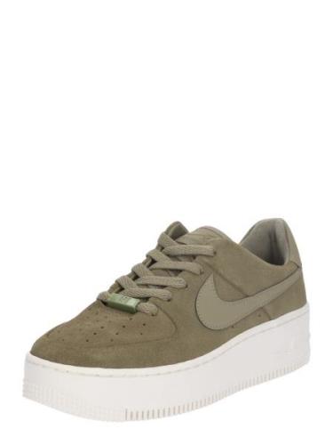 Nike Sportswear Matalavartiset tennarit 'Air Force 1 Sage'  oliivi