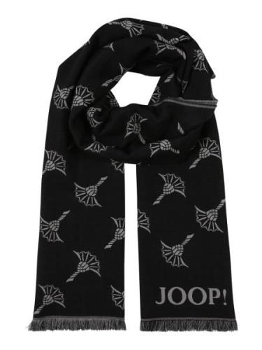 JOOP! Kaulaliina 'Feris'  harmaa / musta