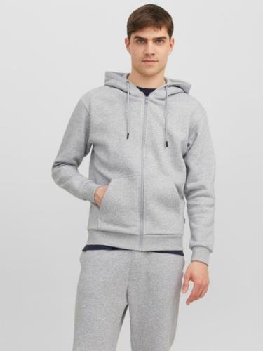 JACK & JONES Collegetakki 'JJEBradley'  meleerattu harmaa