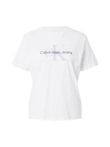 Calvin Klein Jeans Paita  tummansininen / vaaleanharmaa / valkoinen