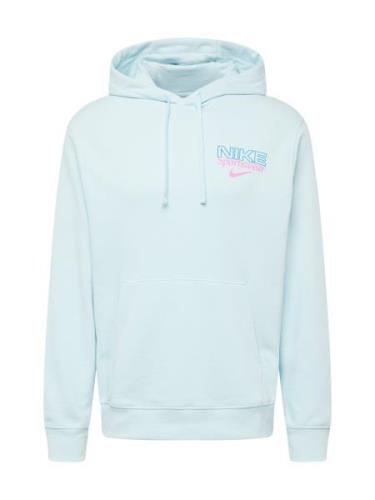 Nike Sportswear Collegepaita  sininen / vaaleansininen / vaalea pinkki