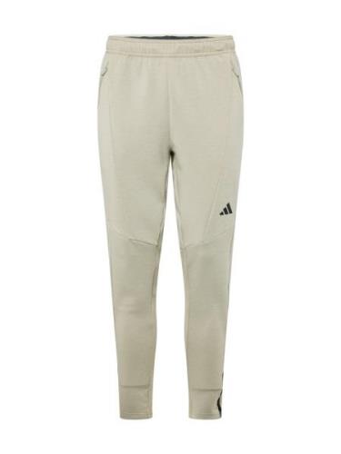 ADIDAS PERFORMANCE Urheiluhousut  beigenharmaa / musta