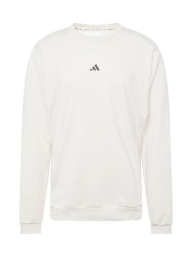 ADIDAS PERFORMANCE Urheilullinen collegepaita  musta / valkoinen