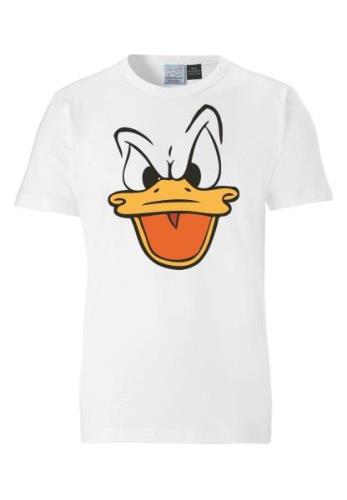 LOGOSHIRT Paita 'Donald Duck'  valkoinen