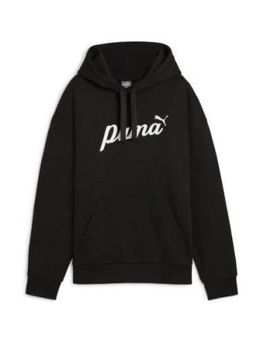 PUMA Urheilullinen collegepaita 'ESS+'  musta / valkoinen