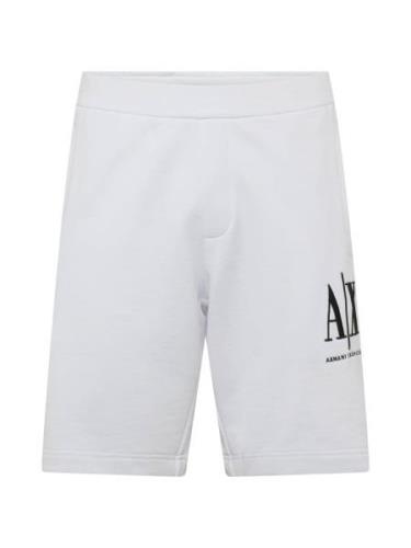 ARMANI EXCHANGE Housut  musta / valkoinen