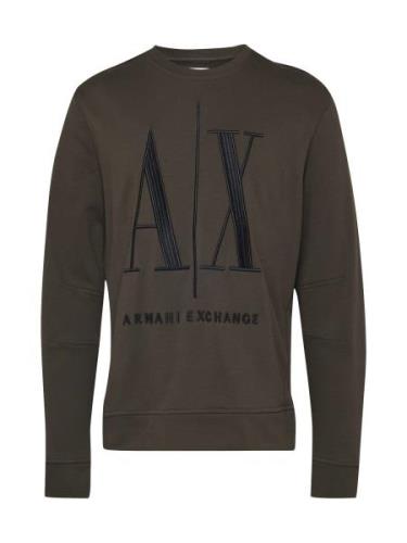 ARMANI EXCHANGE Collegepaita  khaki / musta