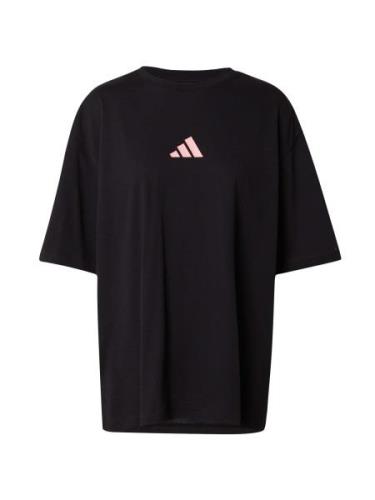 ADIDAS PERFORMANCE Toiminnallinen paita  vaalea pinkki / musta