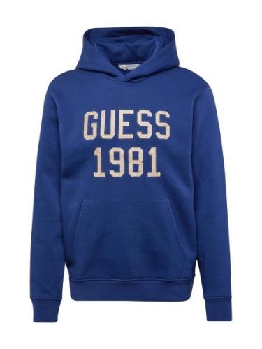 GUESS Collegepaita  tummansininen / offwhite