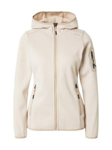 CMP Toiminnallinen fleecetakki  beige / valkoinen