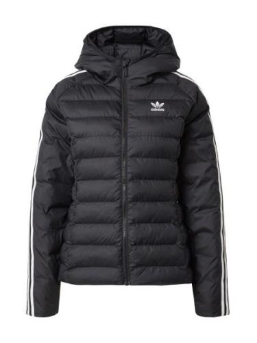 ADIDAS ORIGINALS Välikausitakki  musta / offwhite