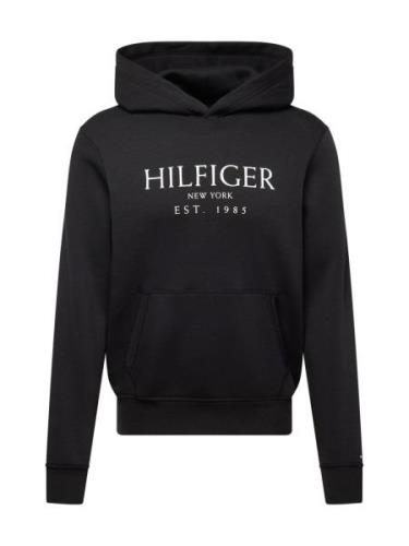 TOMMY HILFIGER Collegepaita  musta / valkoinen