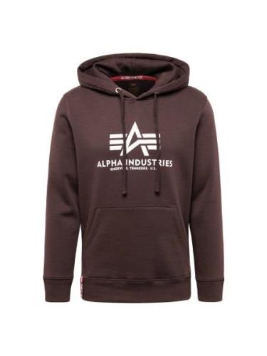 ALPHA INDUSTRIES Collegepaita  suklaa / valkoinen