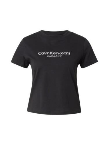 Calvin Klein Jeans Paita  musta / valkoinen