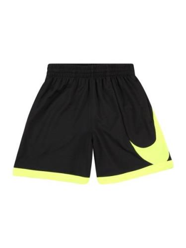 NIKE Urheiluhousut 'SWOOSH'  neonkeltainen / musta