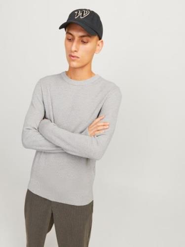 JACK & JONES Neulepaita 'JJEPerfect'  vaaleanharmaa