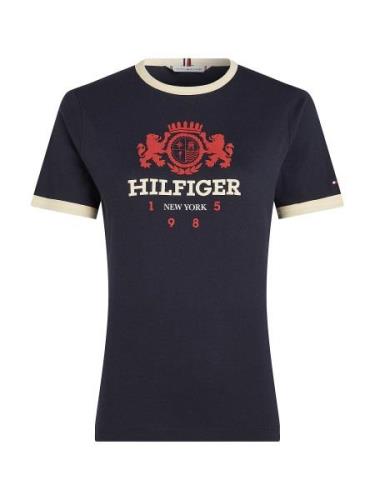 TOMMY HILFIGER Paita  marine / punainen / valkoinen