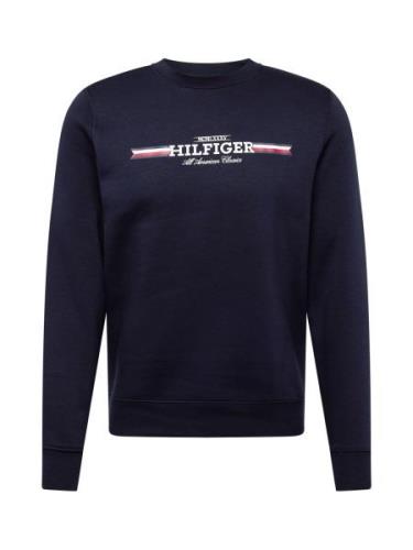 TOMMY HILFIGER Collegepaita  laivastonsininen / punainen / offwhite