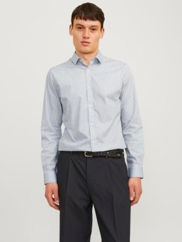 JACK & JONES Paita 'JJJoe'  marine / valkoinen