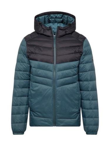 JACK & JONES Välikausitakki 'JJESprint'  petrooli / musta