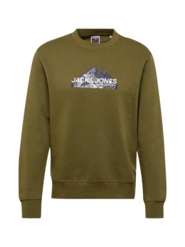 JACK & JONES Collegepaita  sininen / opaali / oliivi / valkoinen