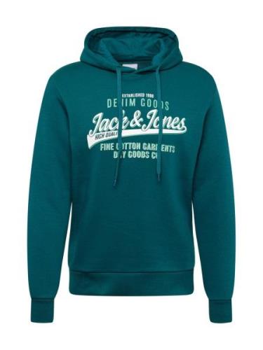 JACK & JONES Collegepaita  vihreä / valkoinen