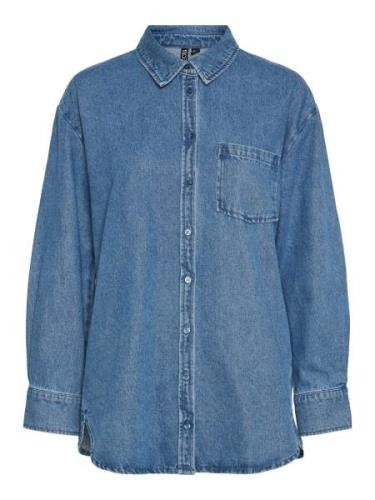 PIECES Pusero 'PCMaisie'  sininen denim