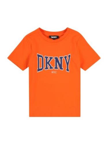 DKNY Paita  tummansininen / tummanoranssi / valkoinen