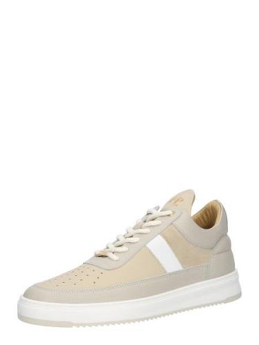 Filling Pieces Matalavartiset tennarit 'Game Lux'  beige / tummabeige ...