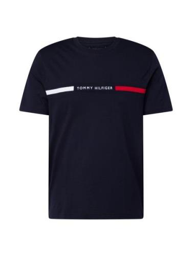 TOMMY HILFIGER Paita  laivastonsininen / punainen / valkoinen