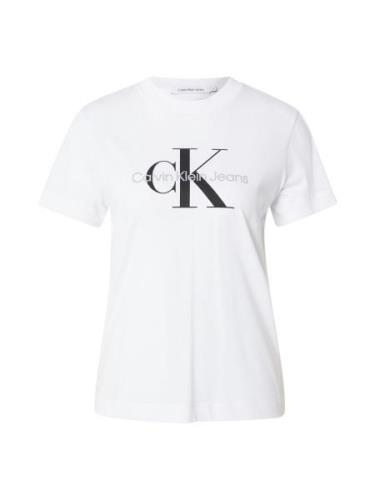 Calvin Klein Jeans Paita  vaaleanharmaa / musta / offwhite