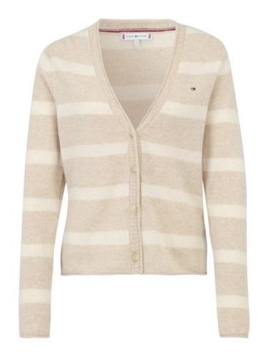 TOMMY HILFIGER Neuletakki  beige / vaaleabeige