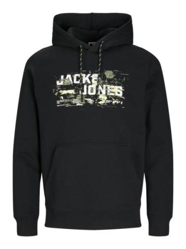 JACK & JONES Collegepaita 'JCOOUTDOOR'  oliivi / oranssi / musta / val...