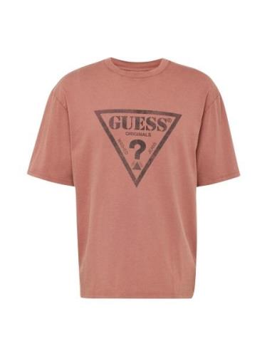 GUESS Originals Paita  vaaleanruskea / musta