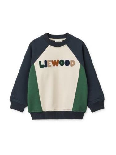 Liewood Collegepaita  beige / marine / vihreä / valkoinen