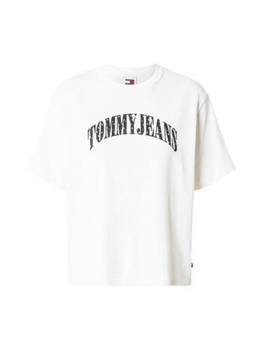 Tommy Jeans Paita 'STARDUST'  musta / valkoinen