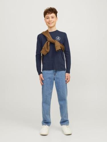 Jack & Jones Junior Paita 'JJESWIFT'  laivastonsininen / valkoinen