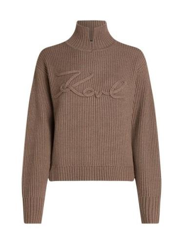 Karl Lagerfeld Neulepaita 'Soutache '  beige