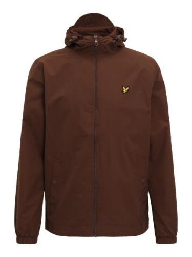 Lyle & Scott Välikausitakki  tummanruskea